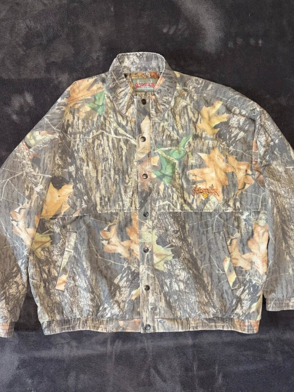 Mens Scentlok Camo Mossy Oak Outdoor Hunting Lightweight Jacket/Shacket XXL